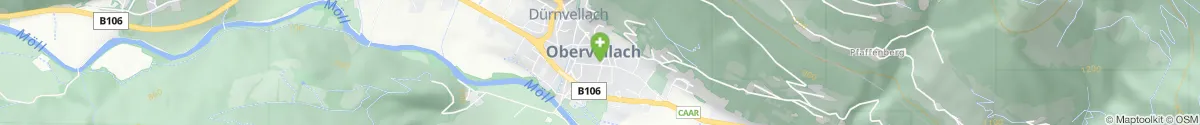 Kartendarstellung des Standorts für Adler-Apotheke in 9821 Obervellach